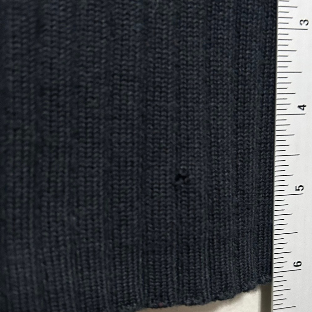 Tommy Hilfiger Women's‎ Sweater XL Black Ribbed Knit Turtleneck Top Pullover Tee - Picture 9 of 10